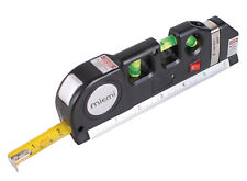 Laser Level Ruler Multipurpose Vertical Horizon Measure Tape Aligner Laser Line
