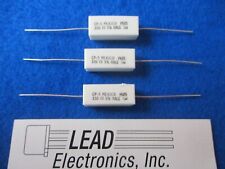 Qty 3 Resistor 5 Watt Cement Wirewound Flameproof 330 Ohm 5 Axial Lead