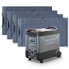 Allpowers 3456wh 3600w Portable Power Station Rv 4x100w Flexible Solar Panels