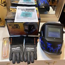 Chicago Electric Welding Helmet Shield Auto-darkening - Vulcan Welding Gloves