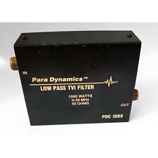 Para Dynamics Low Pass Tvi Filter 1k Watts