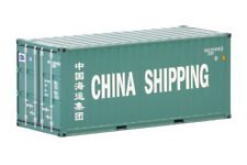 China Shipping 20ft Container Turquoise 150 Diecast By Wsi Models 04-2036