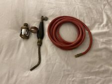 Uniweld Torch Kit With Regulator Torch Tip Hose Used Gauge Has Flaws For Parts