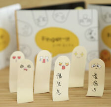 Cute Post It Face Sticky Notes Finger Kawaii Memo School Supplies