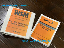 Kubota La513 La723 La825 Loader Service Workshop Manual And Parts Manual