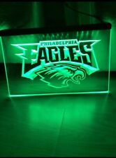 Philadelphia Eagles Led Neon Green Light Sign 8x12