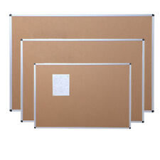 Viz-pro Cork Bulletin Board Office Home Memo Board Aluminium Frame Notice Board