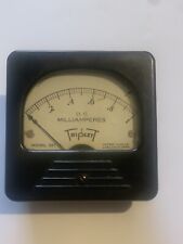Triplett Dc Milliamperes 0-1ma Panel Meter Vintage Not Tested Good Condition