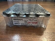 100 Pcs Clear 1 Dram Glass Vials 15mm X 45 Mm Wcaps Liners Sealed Nos