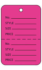 Unstrung Pink Flamingo Perforated Coupon Price Tags 1 W X 2h - 1000