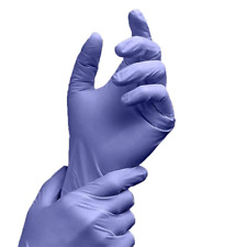 Adenna Precision Violet Nitrile Disposable Exammedical Gloves 4 Mil Powder Free