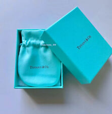 Tiffany Co. Empty Packaging Blue Jewelry Gift Box Pouch 2pc Set-- New