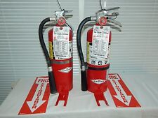 Fire Extinguisher - 5lb Abc Dry Chemical Lot Of 2 Scratchdent