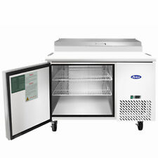 New 1 Door 44 Refrigerated Pizza Prep Table Cooler Nsf Atosa Mpf8201gr 2228