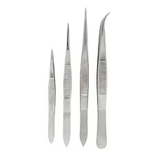 Splinter Forceps - Fine Point - Surgical Set Of 4 Pieces