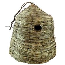 Vintage Bee Skep Honey Beehive Primitive Coiled Straw Large 12 Farmhouse Rustic