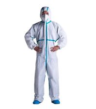 Xxl Disposable Hazmat Coverall Suit - Full Body Protective Isolation Coveralls