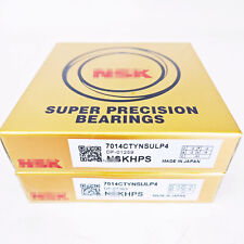 New Abec-7 Super Precision Spindle Bearings For Nsk Set Of 2 7014ctynsulp4