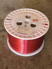 26 Awg Gauge Enameled Copper Magnet Wire 10 Lbs Red Nos. 10200 Ft.
