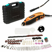 Ironmax Electric Rotary Tool Kit Variable Speed 140pc Accessory Flex Shaft Case
