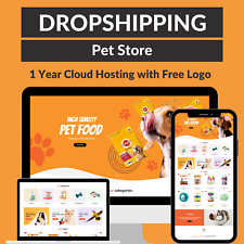 Pet Store Amazon Business Affiliate Dropshipping Website Free 1 Year Hosting