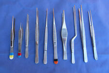 Lot Of 10 Surgical Bbm Pilling Assorted High Quality Tissue Forceps Germany