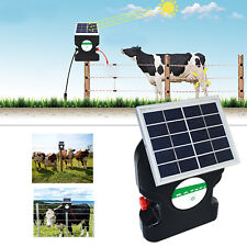 10km 3w Solar Electric Fence Energizer Fence Charger For Animals Cattle Poultry
