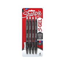 Sharpie S-gel Retractable Gel Pen Fine Point Assorted Ink 4pack 2116199