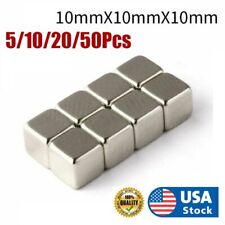 Super Block Magnet Strong Square Rare Earth Neodymium Magnets 10x10x10mm N35