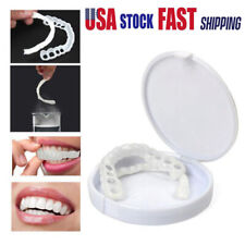 Snap On Upperbottom Set False Teeth Dental Veneers Dentures Fake Tooth Cover Us