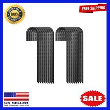 Rebar Stakes J Hook 16pcs Heavy Duty 16 Inch Steel Ground Anchors Tent Stakes