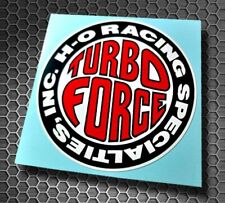 H-o Racing Specialties Turbo Force Vintage Style Specialty Sticker Pontiac