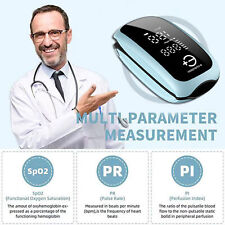 Rechargeable Finger Pulse Oximeter Blood Oxygen Spo2 Monitor Heart Rate Oled