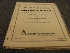 Allis Chalmers 5000 7000 B 8 Row Ground Engaging Cultivator Parts Catalog Manual