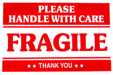 2x3 Fragile Sticker Handle With Care Quality Stickers Thank You New Stock 2021