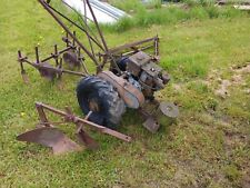Antique Garden Aid Walk Behind Tractor With Implements
