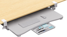 Desktop Keyboard Tray Under Desk Pull Out25.59 X 11.81 Large Size Radian Key