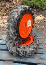2-5.70-12 Tongyong Solid No-flat Skid Steer Tiresrims For Minibobcat-right Side