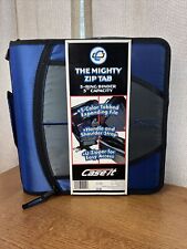 Case It Case-it Mighty Zip Tab 3 3-ring Zipper Binder Blue D-146 Blue