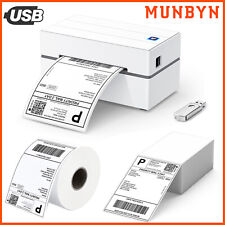 Munbyn Usb Shipping Label Printer 4x6 Thermal Barcode Desktop Printer 500 Labels