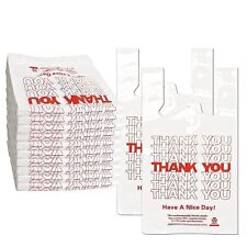T-shirt Thank You Plastic Grocery Store Shopping Carry Out Bag Large 1000ct