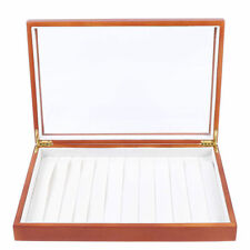 Wooden Portable Jewelry Necklace Rings Storage Box Organizer Box Display Case