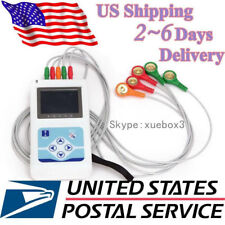 Fedex24 Hours 3 Channel Ecgekg Holter Monitor System Usb Softwarecontec Usa
