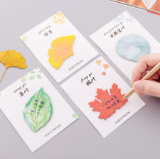 2pc Cute Plant Sticky Notes Leaves Page Diary Adhesive Sticker Book Marker