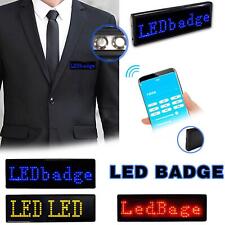 Fully Bluetooth Led Name Badge Diy Programmable Scrolling Message