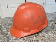 Vintage Con Edison Hard Hat Msa V-guard Red Helmet Skullgard Medium