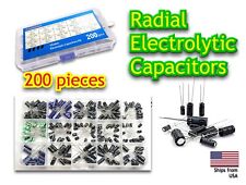 200 Pcs 15 Values Electrolytic Capacitor Assortment Kit