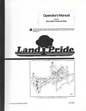 Land Pride Sr2572 Skid Steer Powered Rake Operators Manual