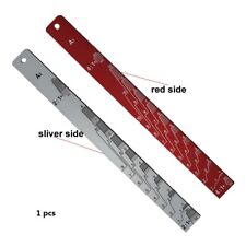 Aluminum Auto Paint Mixing Scale Measuring Stirring Stick Paint Ruler 21 41