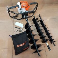 Kasei Gas Earth Auger 3hp 63cc Heavy Duty Post Hole Digger With Bit
